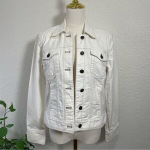 Eddie Bauer White Denim Jacket – Women’s Small